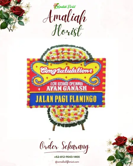 Sewa Papan Bunga Bajera